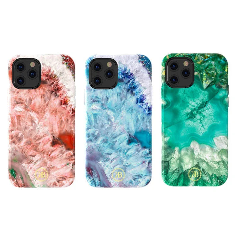 iPhone 12 & 12 Pro Kingxbar Jade Splash Case - Red - Tashqila iPhone 12 & 12 Pro Kingxbar Jade Splash Case - Red - Tashqila
